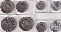 Greece Set of 8 Coins - 1967-1973