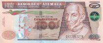 Guatemala 100 Quetzales O. Marroquin - University of San Jose - 2021(2022) - Serial G N