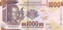 Guinea 1000 Francs - African woman - 2022