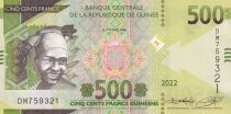 Guinea 500 Francs - Young woman - 2022 (2023) - Serial DM
