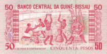 Guinea-Bissau 50 Pesos - Pansau Na Isna - 01-03-1990 - Serial AB