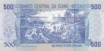 Guinée Bissau 500 Pesos - Francisco Mendès - 01-03-1990 - Série CC