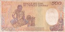 Guinée Equatoriale 500 Francs Statue - Poterie - 1985 Série K.01