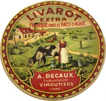 Guyane Française A. Decaux - Etiquette Livarot Extra - Tyrosémiophilie