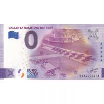 Guyane Française Billet 0 euro Souvenir -  La Valette - Saluting Battery - Malte 2022