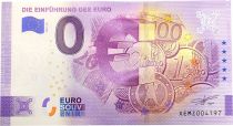 Guyane Française Billet 0 Euro Souvenir - 20 ans de l\'Introduction de l\'Euro - Allemagne 2020