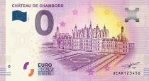 Guyane Française Billet 0 Euro Souvenir - Château de Chambord - France 2020