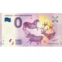 Guyane Française Billet 0 Euro Souvenir - Grottes de Lascaux - France 2020