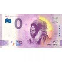 Guyane Française Billet 0 euro Souvenir - Inuit - Peuples du Monde - Canada 2021