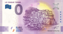 Guyane Française Billet 0 Euro Souvenir - Le Cinque Terre - Italie 2022