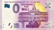 Guyane Française Billet 0 Euro Souvenir - Reagan à BERLIN 1987 - Allemagne 2020