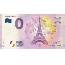 Guyane Française Billet 0 Euro Souvenir - Tour Eiffel - France 2020