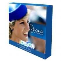 Guyane Française Coffret Lady Diana et l\'Australie\  - 7 monnaies couleur \ 