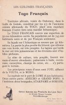 Guyane Française Le Togo - Carte illustrée des Colonies françaises - Édition Spéciale des Produits du Lion Noir - Cartophilie