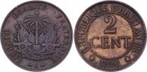 Haïti 2 Centimes République - An 83 - 1886