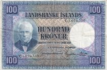 Iceland 100 Kronur,  J. Sigurdsson - Herd of sheep - 19(55-57) - C.01.079.350