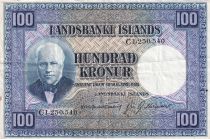 Iceland 100 Kronur J. Sigurdsson - Flock of sheep - 1943 - C1.250.540