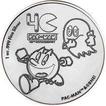 Ile Niue 40 ans Pac-Man - 2 Dollars Argent Niue 2020