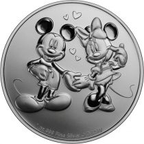 Ile Niue Mickey et Minnie - 1 Once Argent 2020 Niue