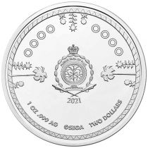 Ile Niue Sonic - 2 Dollars Argent Niue 2021