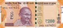 Inde 200 Rupees - Gandhi - 2023 - Série 2KQ- Lettre F