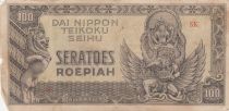 Indes Néerlandaises 100 Roepiah - Dai Nippon Teikoku Seihu (Imperial Japanese Government) - 1944 - Série SK