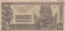 Indes Néerlandaises 100 Roepiah - Dai Nippon Teikoku Seihu (Imperial Japanese Government) - 1944 - Série SK