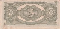 Indes Néerlandaises 5 Gulden - Occupation japonaise - 1942 - Série SG