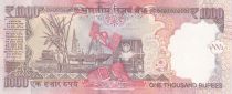 India 1000 Rupees - Mahatma Gandhi - Allegory of Indian economy - 2015