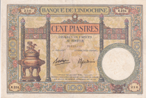 Indo-Chine Fr. 100 Piastres  Dupleix - 1936-1939 - Série E.234 - TTB - P.51