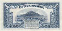 Indonesia 1 Rupiah - Plage - Mountain - 1951 - Serial DJ - P.38