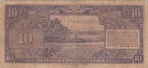 Indonesia 10 Rupiah - Dr Soekarno - Rice field - 1950