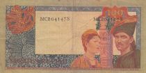 Indonesia 100 Rupiah - President Sukarno - Couple - 1960