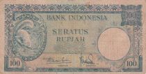 Indonesia 100 Rupiah - Squirell - Presidential Palace - 1957