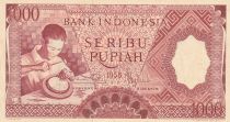 Indonesia 1000 Rupiah -  Silversmith from Gadang/Minangkabau - 1958