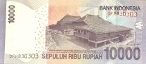 Indonesia 10000 Rupiah - Sultan Mahmud Badaruddin II - 2010 - Serial OFH - P.150a