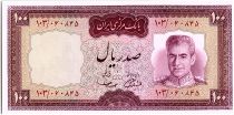 Iran 100  Rials , Mohammad Reza Pahlavi - 19(69-71) -  P.86 b