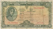 Ireland 1 pound - Lady Lavery - 1976