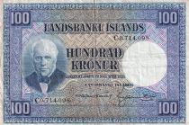 Islande 100 Kronur J. Sigurdsson - Moutons - 19(55-57)  - C.0.714.098