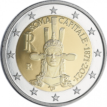 Italie 2 Euros Commémo. BU (coincard) ITALIE 2021 - 150 ans de Rome Capitale de l\'Italie