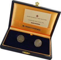 Italie Banco di Roma - Solidus Empire Byzantin  - Ducat République de Venise - 1990 - argent