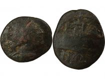 Italie Bruttium, Rhegium  - Obole Bronze - 260 / 215 Av. Jc