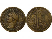 Italy  Titus - Cast Copy of a Paduan : Sestertius, Judaea Capta - XVII / XIXth century