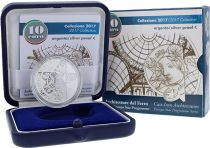 Italy 10 Euros -  Victor Emanuel II Gallery - Silver Proof - 2017