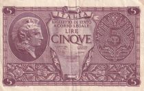 Italy 10 Lire - Helmeted woman - 1944 - P.31c