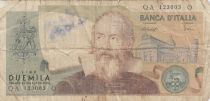 Italy 2000 Lire - Galilée - 1973 - Serial QA- P.103