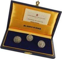 Italy Banco di Roma - 3 Denarius Laeca - Piso-Caep and Libertas - Silver - 1987