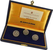 Italy Banco di Roma - 3 Denarius Laeca - Piso-Caep and Libertas - Silver - 1987