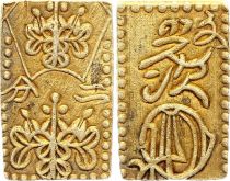 Japan 2 Bu - Bunsei Nibukin- 1828-1832 - Gold and Silver