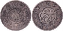 Japan 20 Sen Dragon - 1870 Mutsuhito Year 3